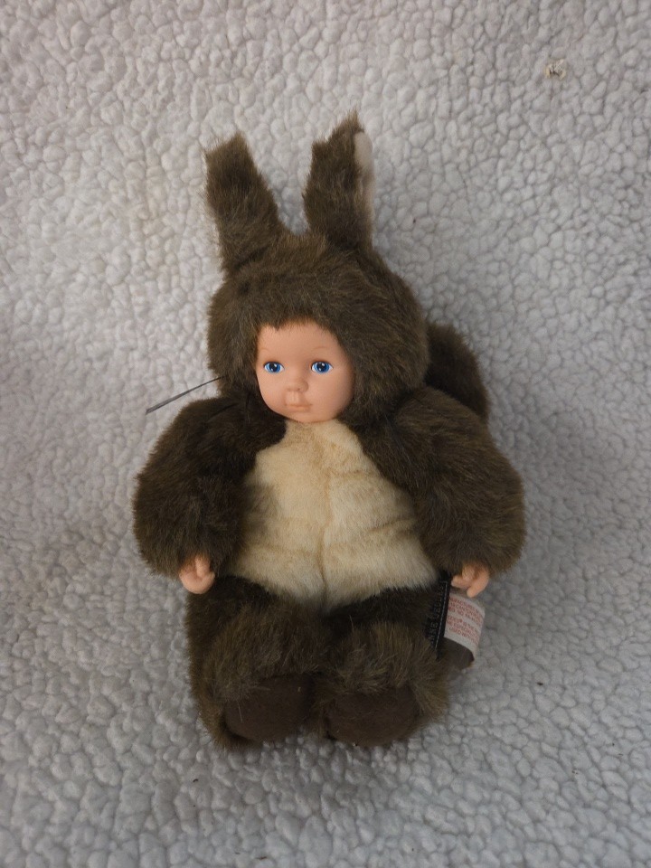VTG Anne Geddes Baby Squirrel Doll