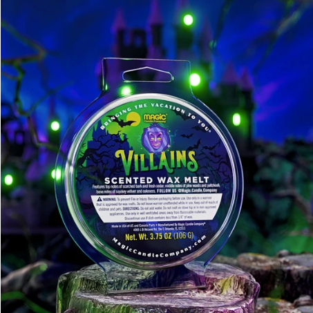 NEW!  Magic Candle Company wax melt:  Villains