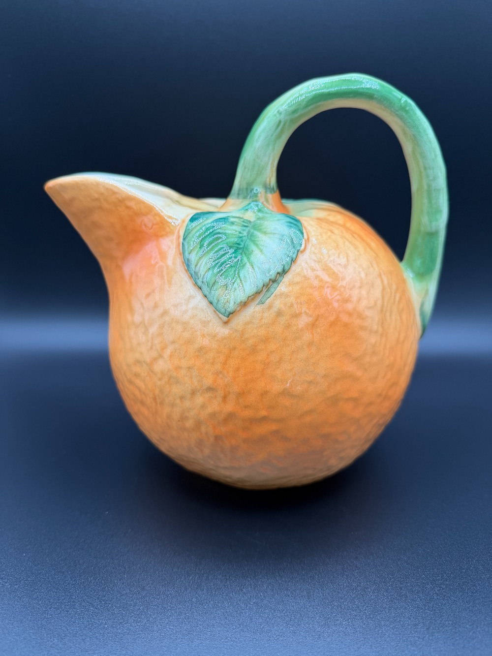 Ancora Orange Pitcher Vintage 1970s