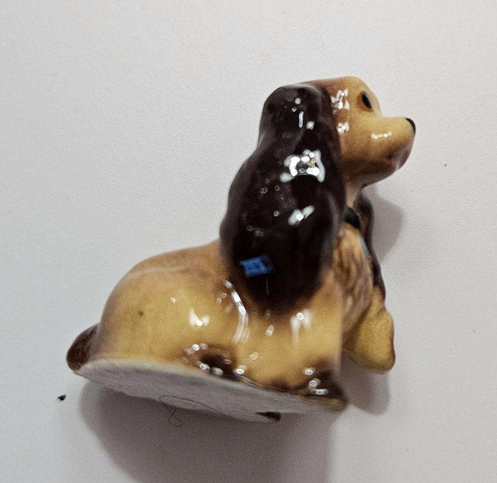 vintage Hagen-Renaker Cocker Spaniel Mama Figurine (Style A-90)