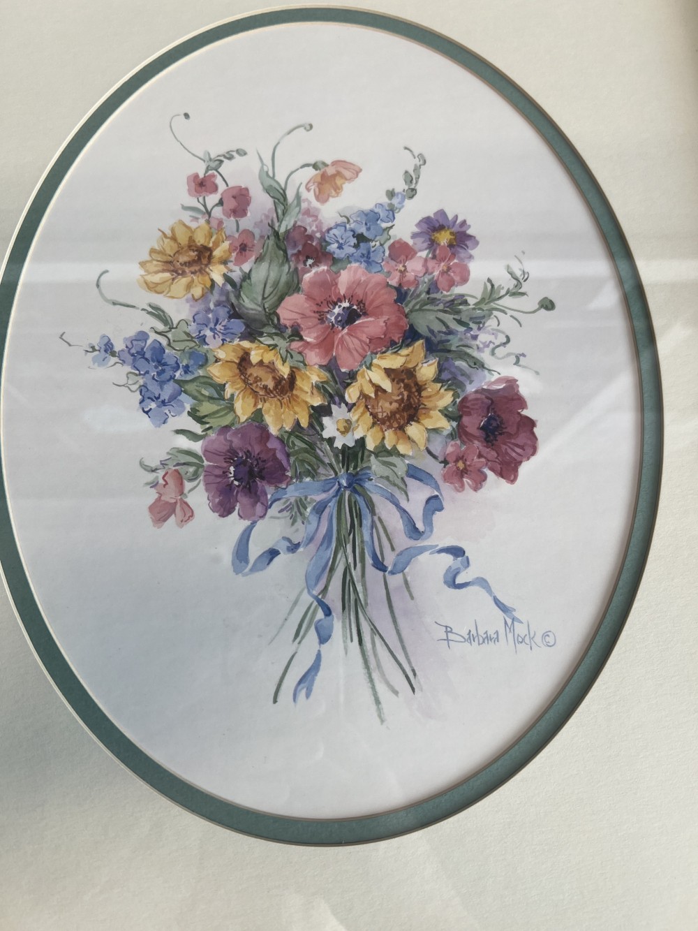 Framed Floral Watercolor Print by Robert Mock