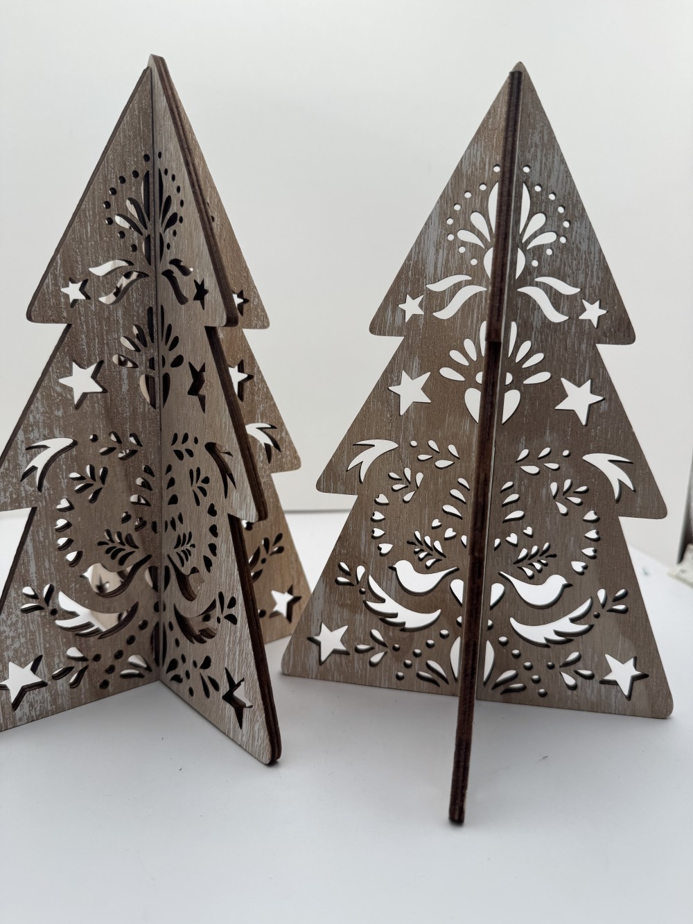 LASER CUT CHRISTMAS TREES (PAIR)