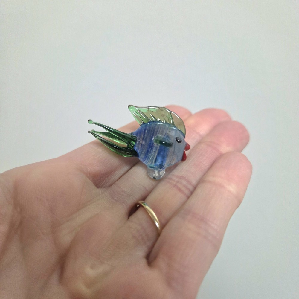 Mini Handblown Art Glass Fish