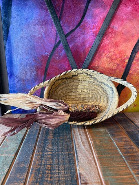 1940-50s Tohono Oodham Papago Basket Native American Desert People