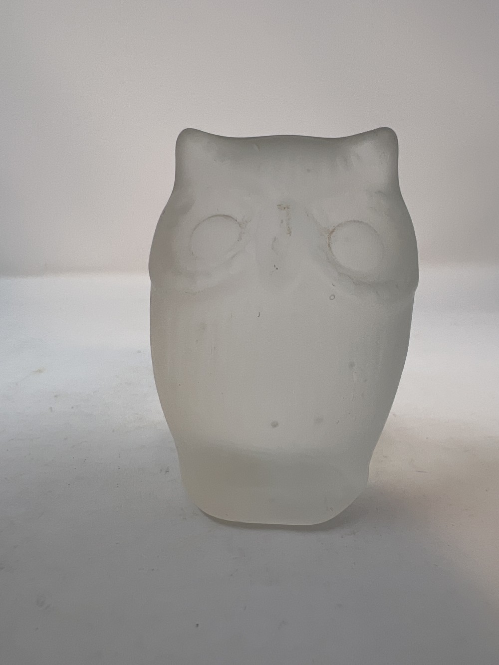 Vintage Leonard Glass Owl