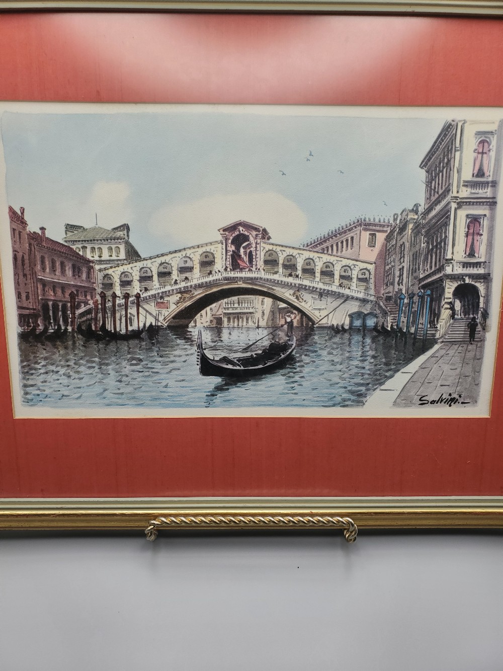 Carlo Salvini Framed Print Italy