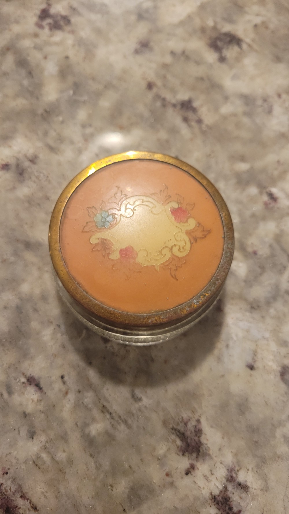 Vintage Art Deco Vanity Jar