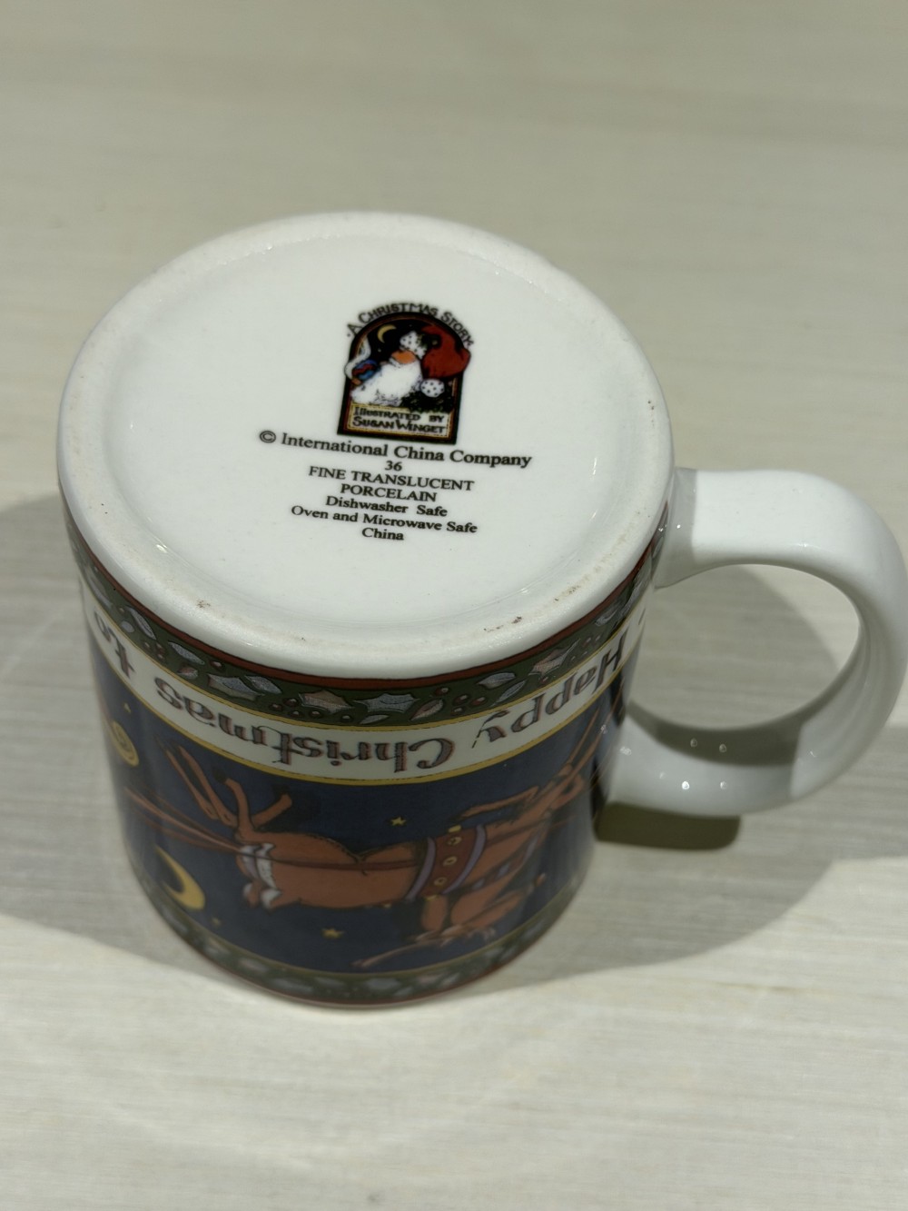 Vintage 1996 Christmas Mug