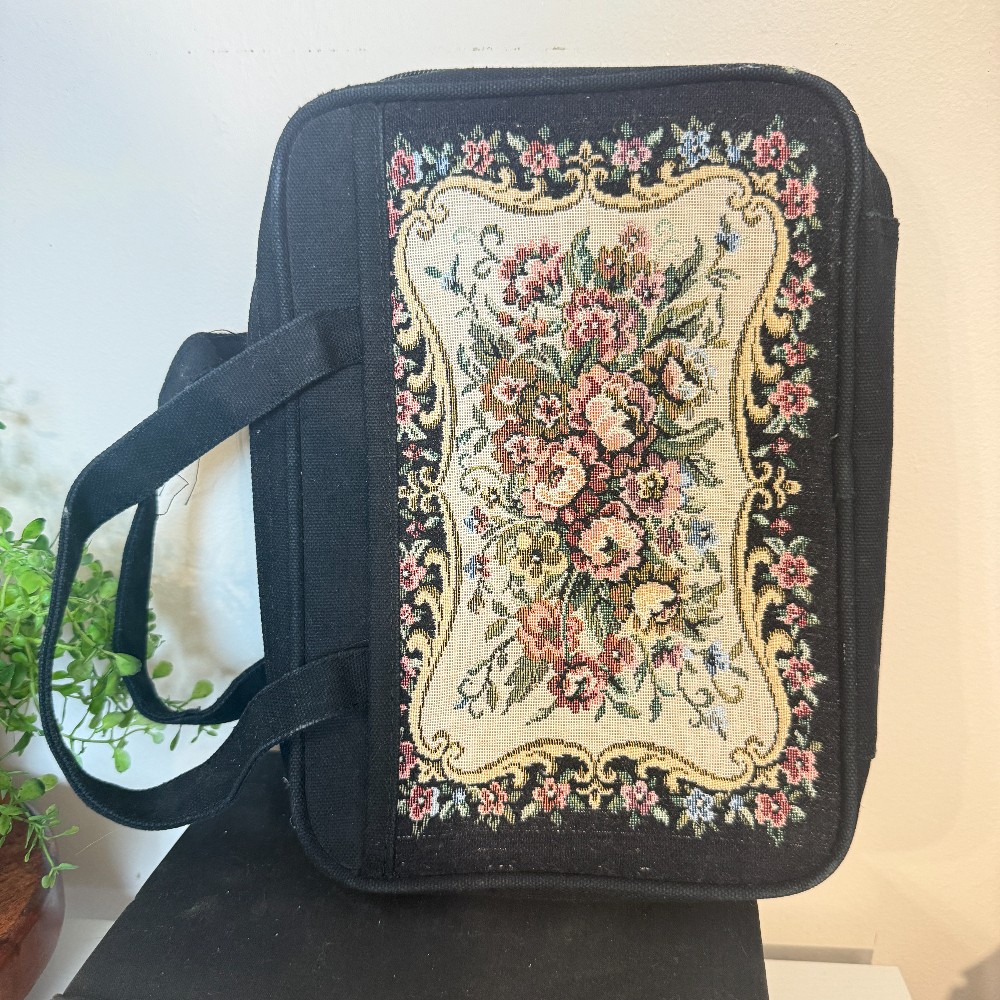 Floral Tapestry Bible Cover