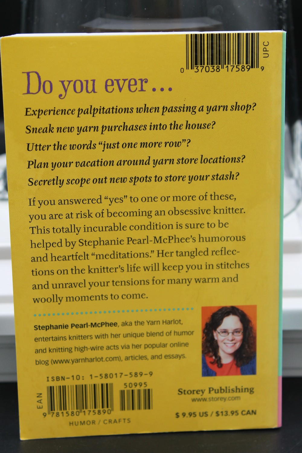 Paperback book AT KNIT'S END by Stephanie Pearl-McPhee