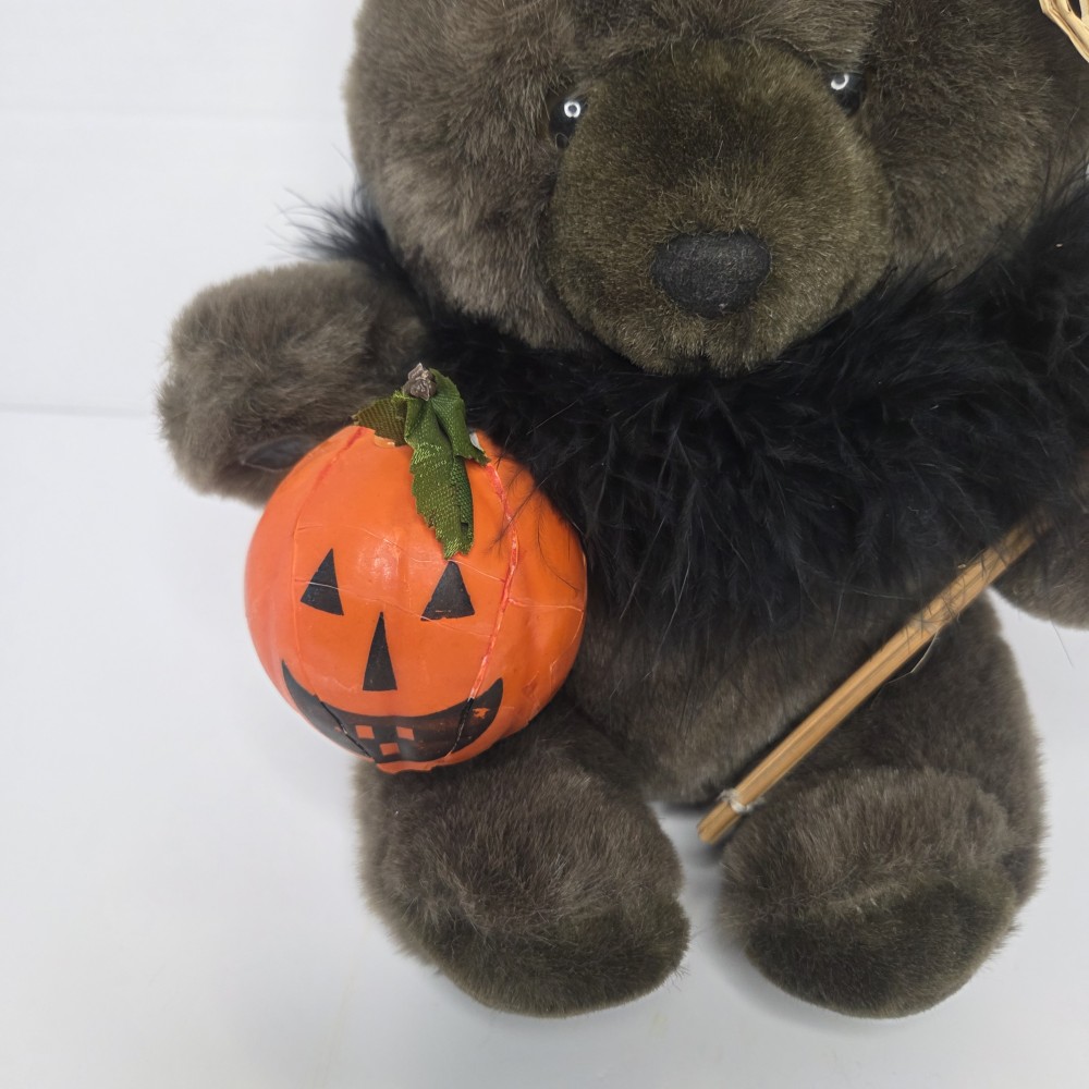 VTG Halloween Plush Bear Witch Costume