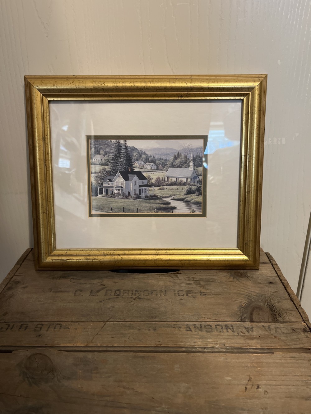 Vtg Bill Saunders lithograph