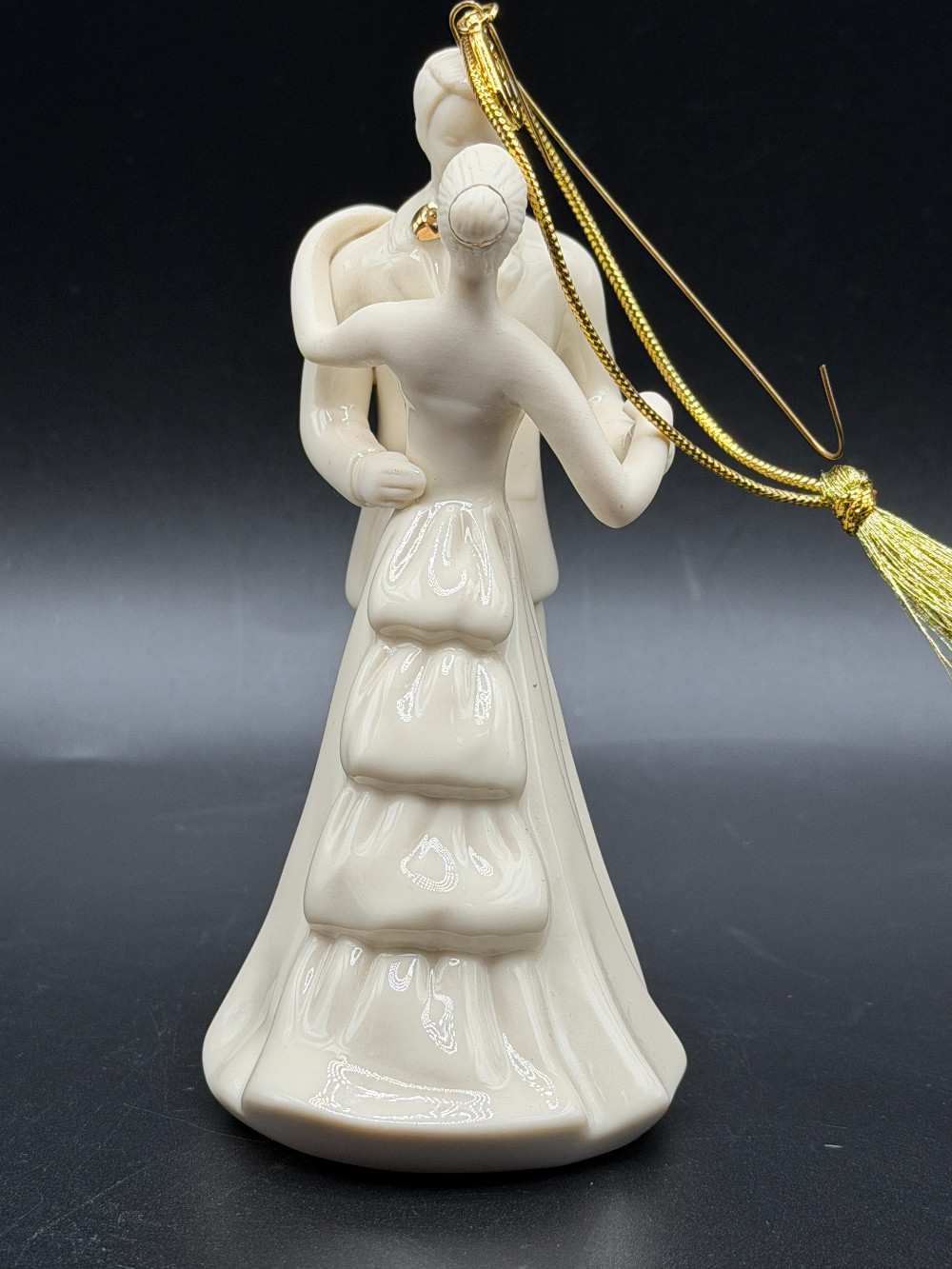 2018 Lenox Always & Forever Bride and Groom Porcelain Ornament – New in Original Box Description