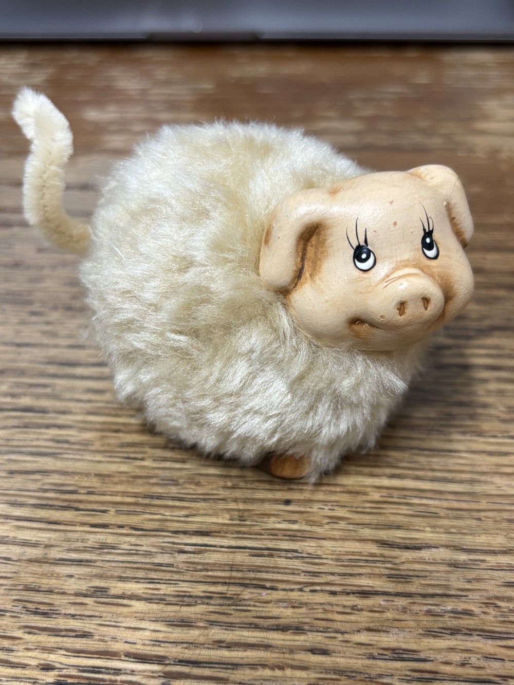 Trippies Furry Farm Animal Pig Figurine