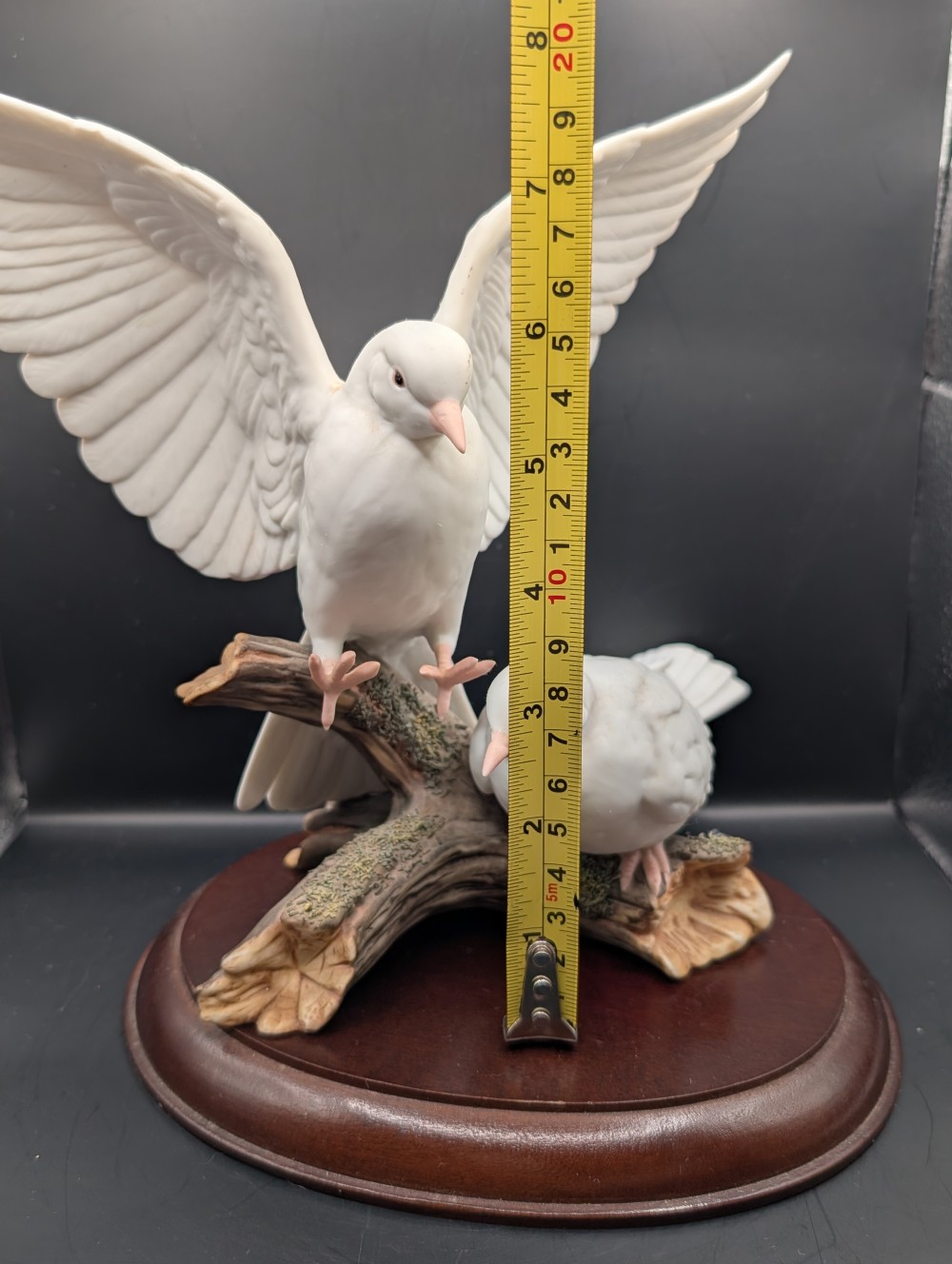 Homco porcelain dove couple figurine