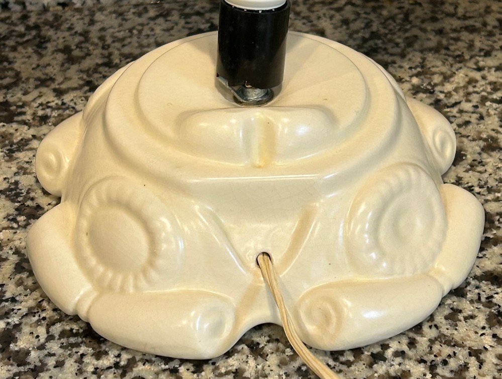 Vintage Extra Large Ceramic Christmas Tree | 24” White Glazed Atlantic Mold Style | Retro Tabletop #VintageChristmas #CeramicChristmasTree #MidCenturyChristmas #VintageHoliday #OriginalWiring