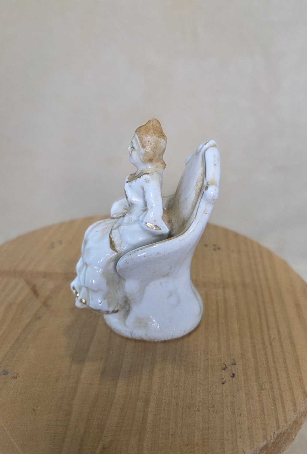 Set of 2 Occupied Japan Victorian Miniature Figurines