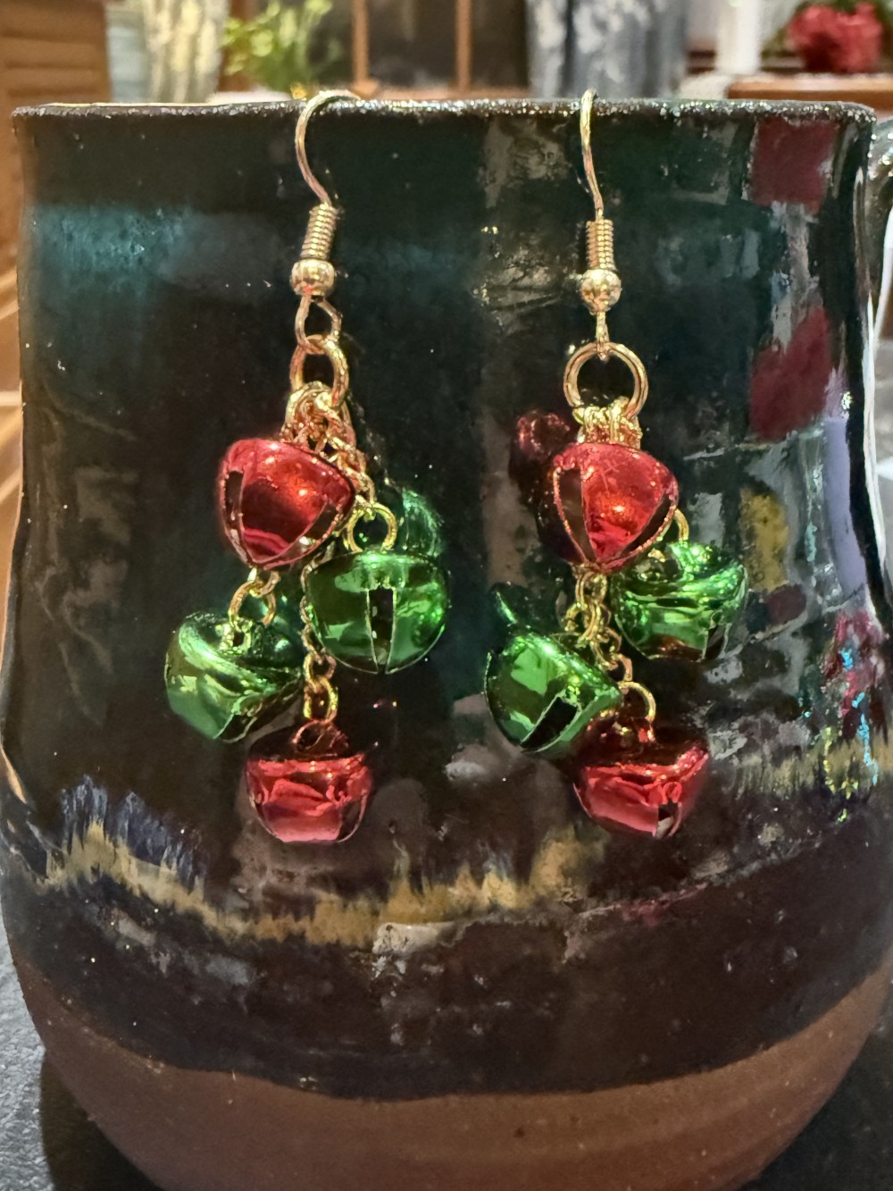 Earrings - Christmas Jingle Bells - Four