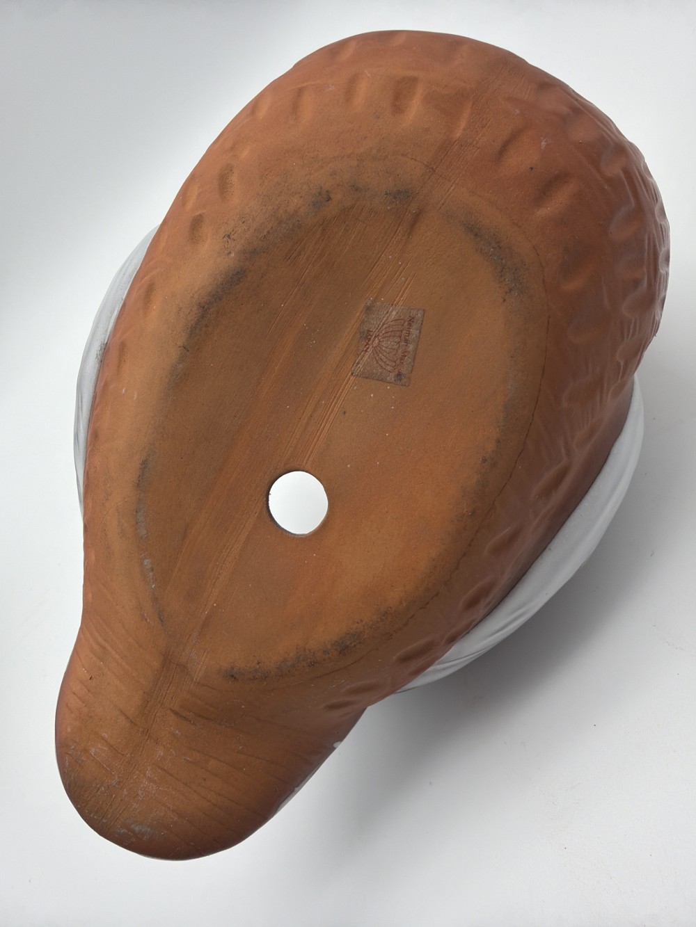 1970s Neiman Marcus Japanese Terracotta Owl Planter