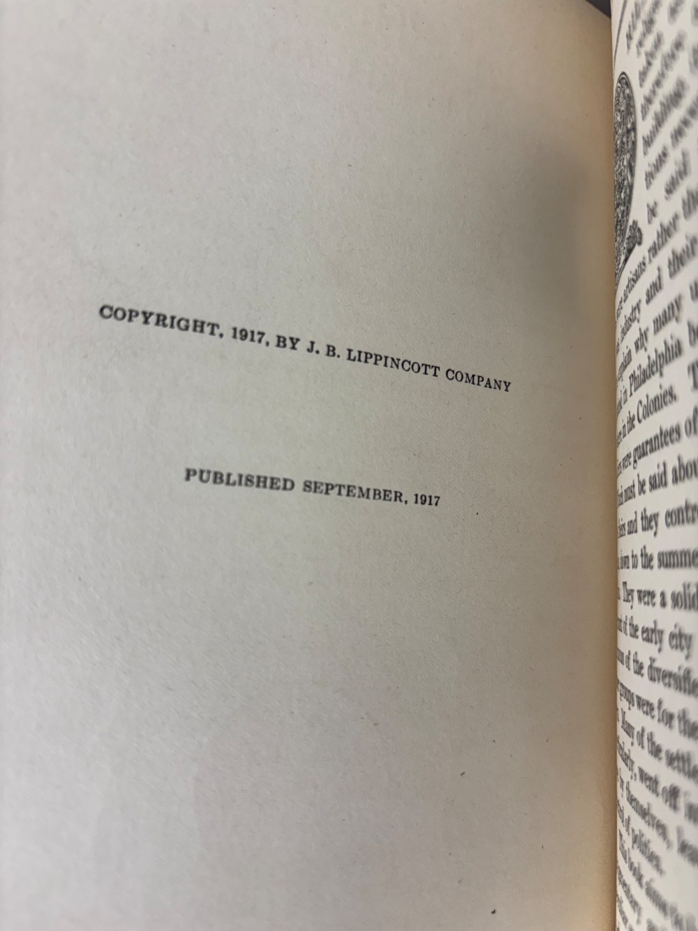 Book Early Philadelphia Its People Life and Progress 1917 First Edition Horace Mather Lippincott
