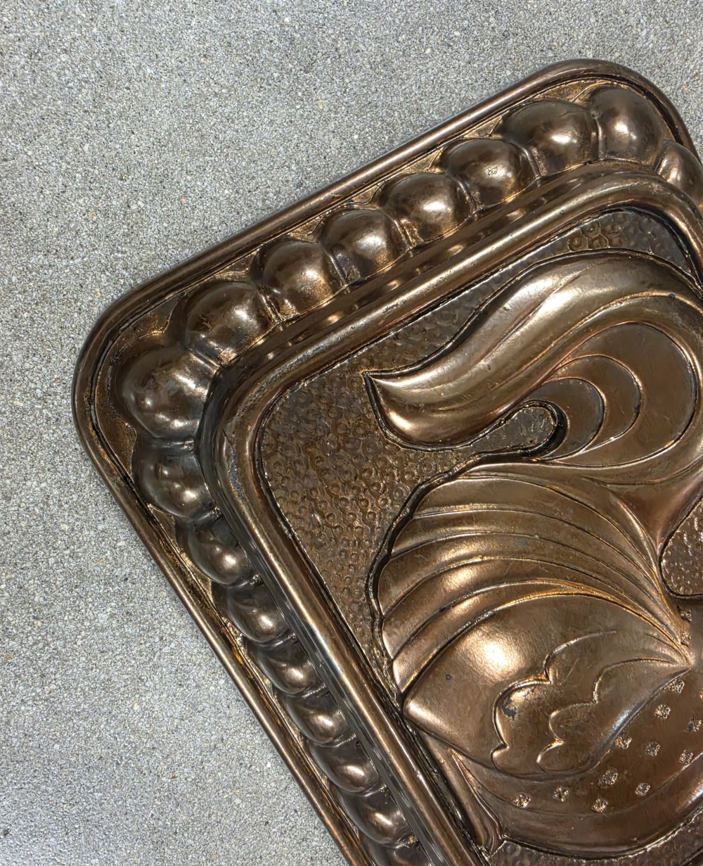 VTG 1982 Homco Resin Copper Look Rooster Mold