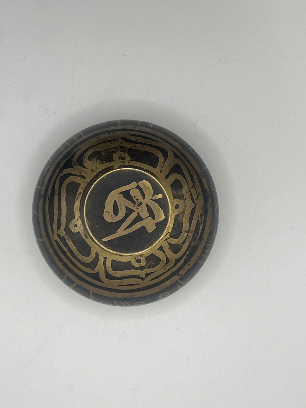 Tibetan brass singing bowl from Nepal
