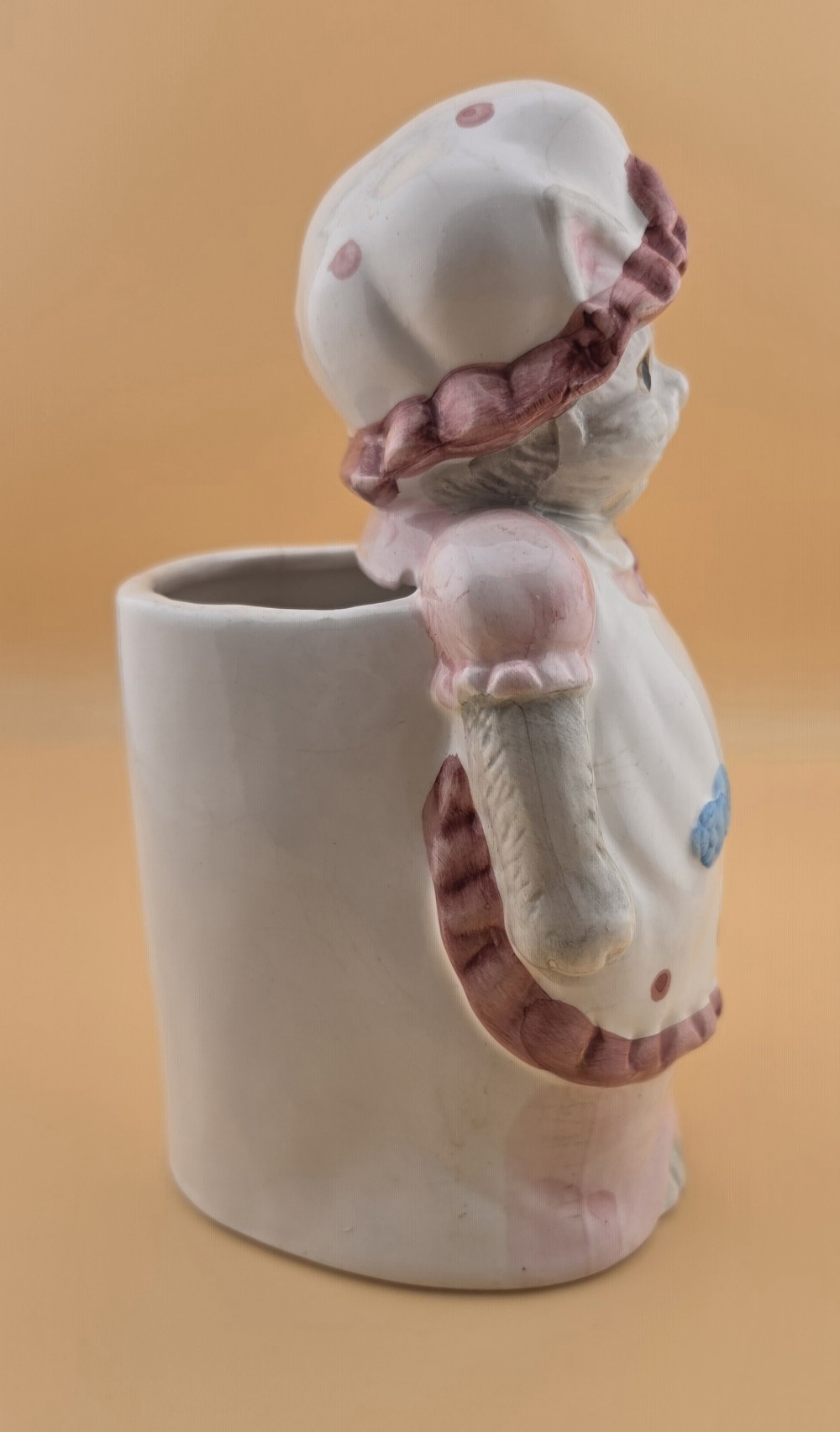 VTG Miss Kitty Planter Utensil Holder