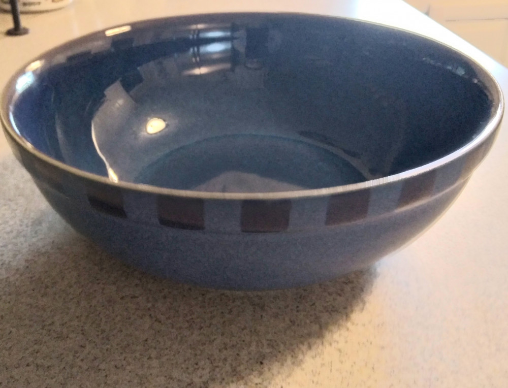 Denby Reflex Blue Large Serving Bowl