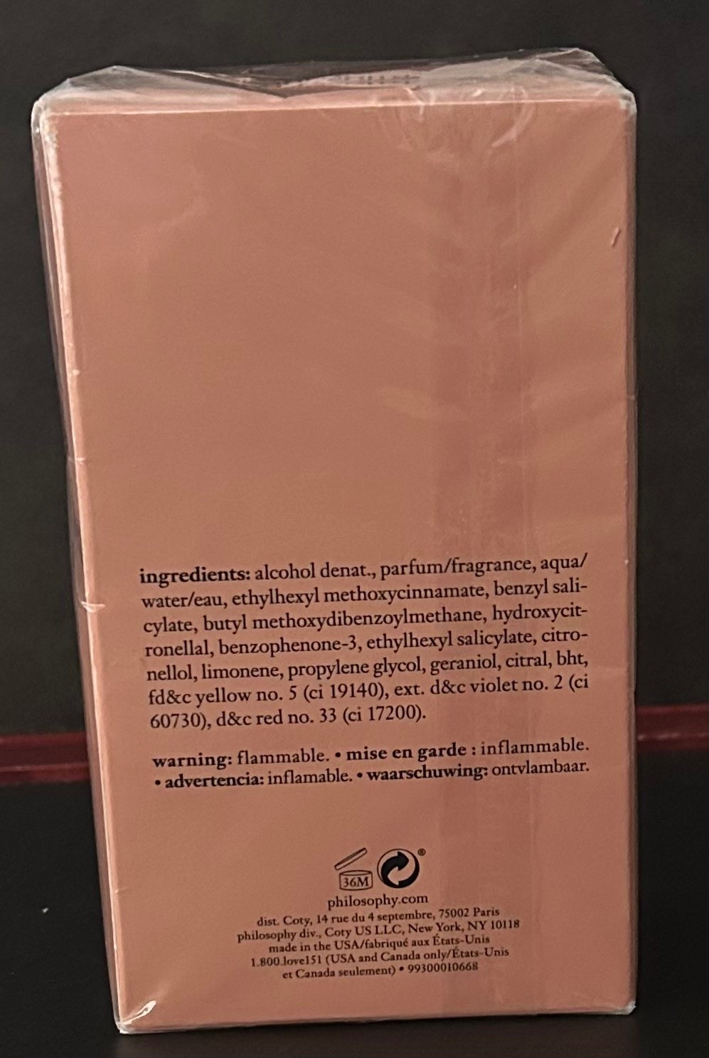 Philosophy Amazing Grace Ballet Rose eau de parfum - NIB - unopened