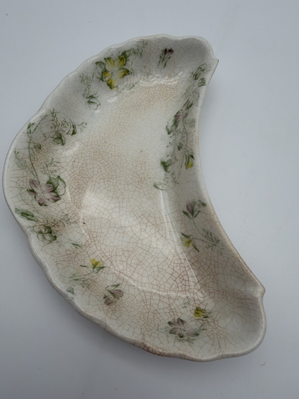 Vtg Warwick Floral Bone Dish #1