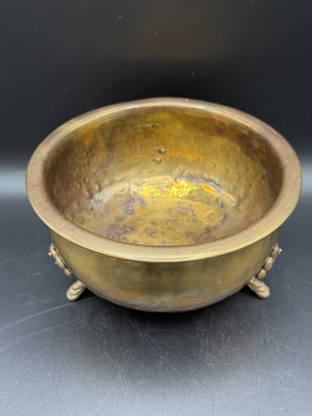 Brass Planter Cauldron Style