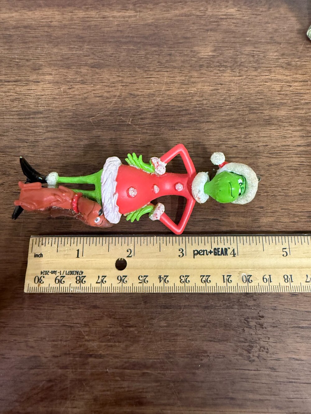 Grinch Ornament with Max Universal Studios