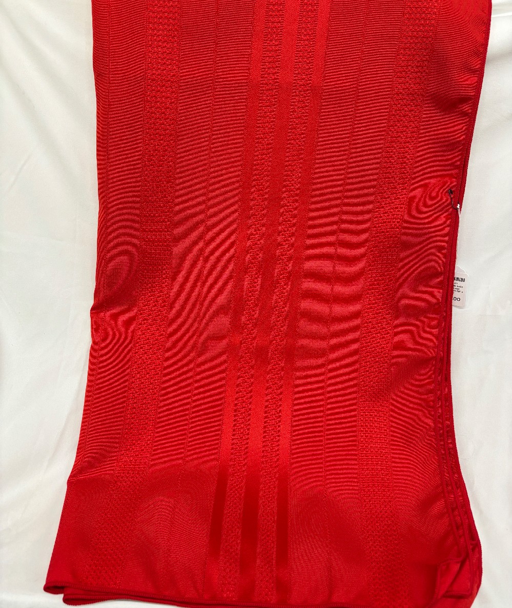 Linens tablecloth polyester satin stripe red 60 x 80