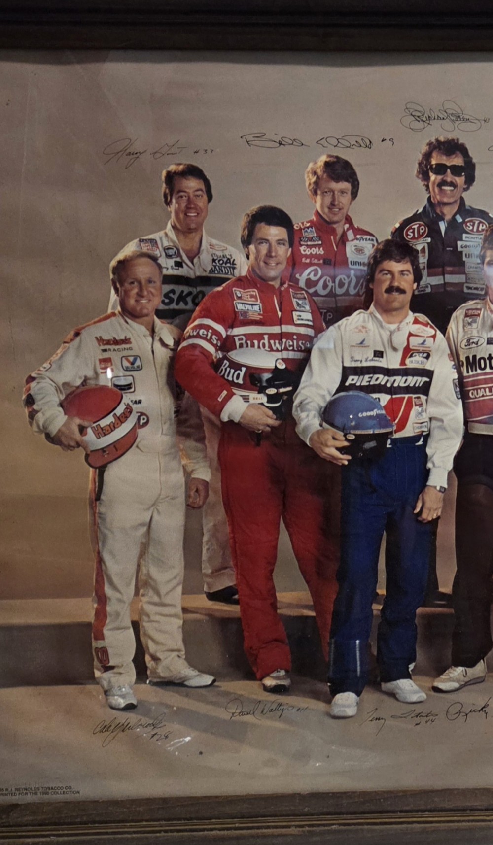 1985 NASCAR The Winston All Star Race Poster Framed