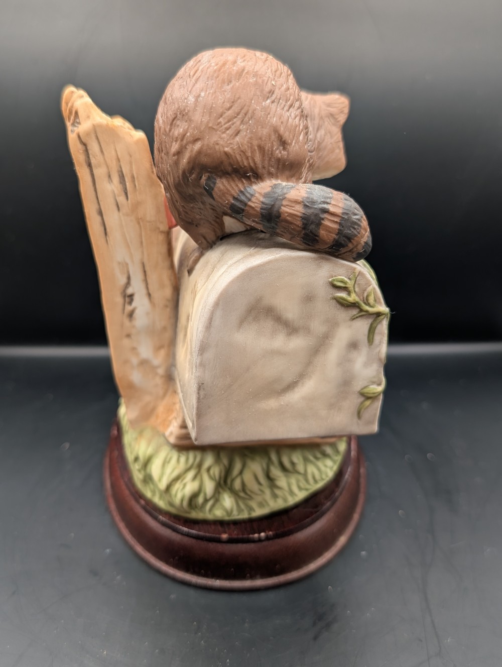 Homco porcelain Raccoons figurine