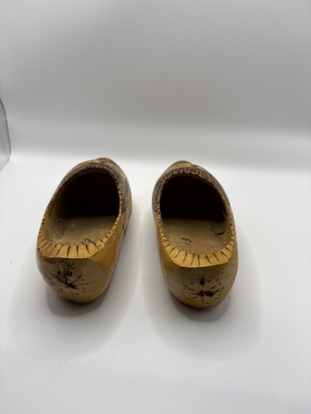Wood Dutch Clogs ~7 inch L