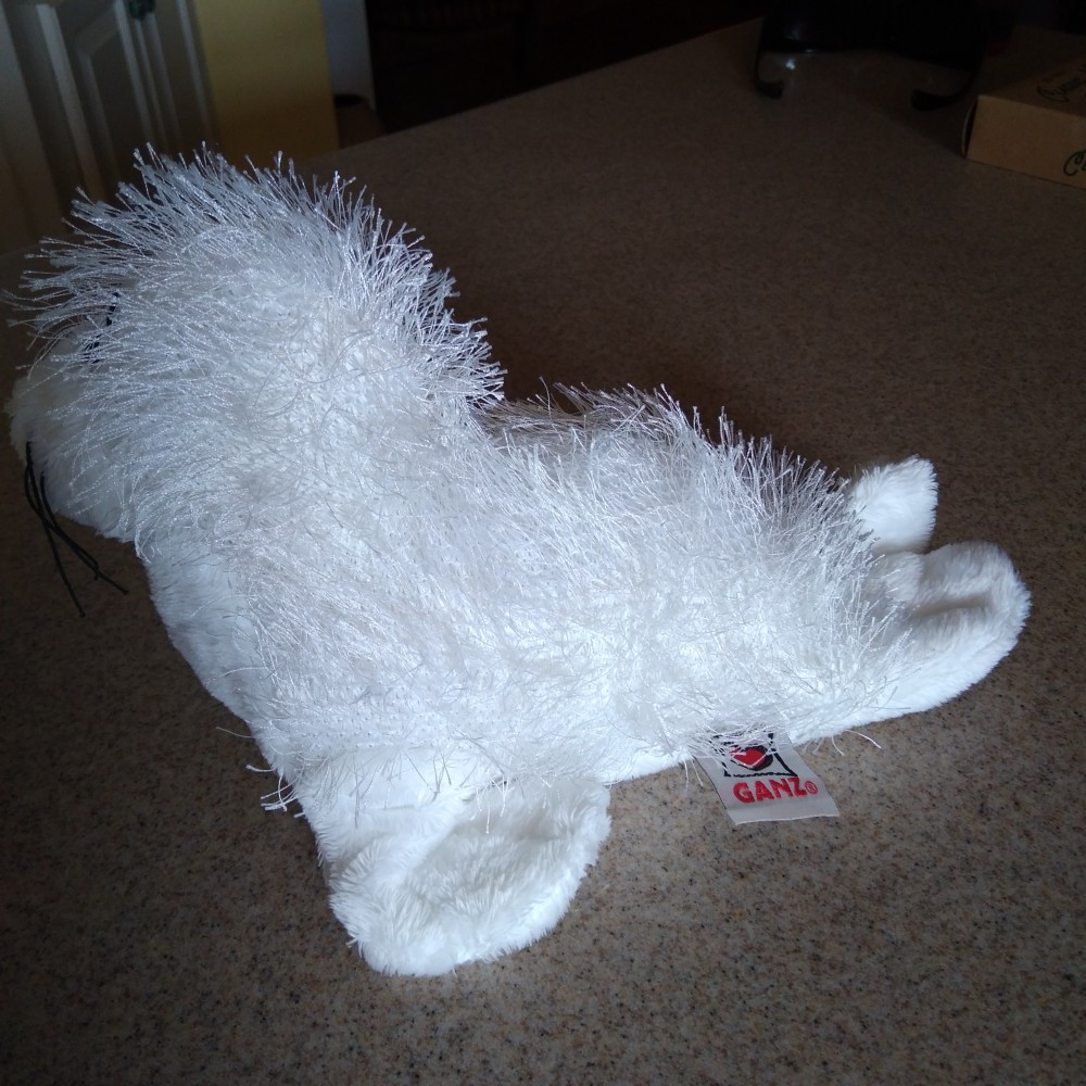 Ganz White Seal Stuffed Toy