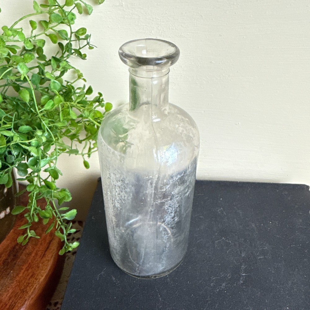 Antique Round Apothecary Bottle