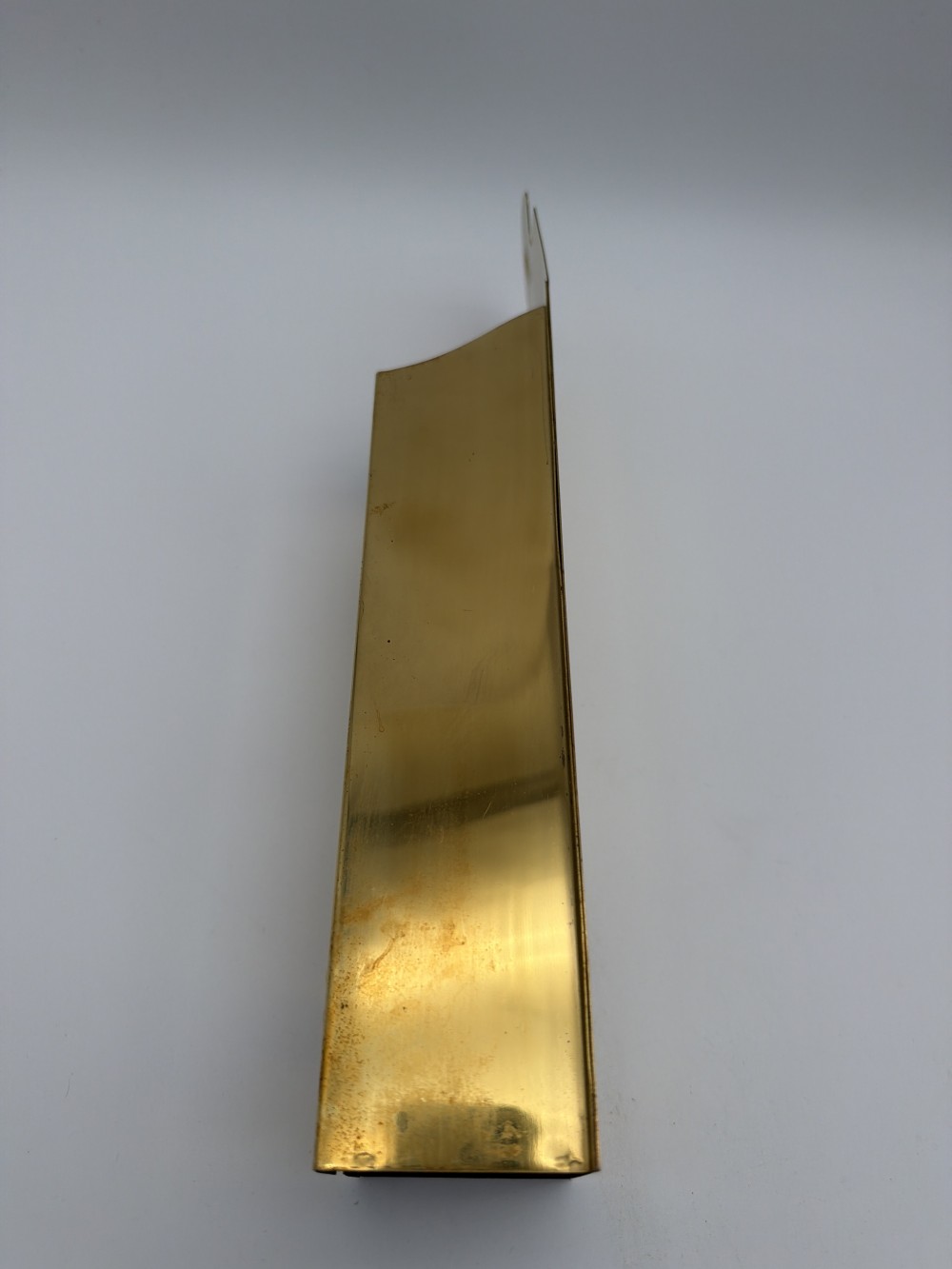 Vtg Brass Wall-Mounted Match Holder