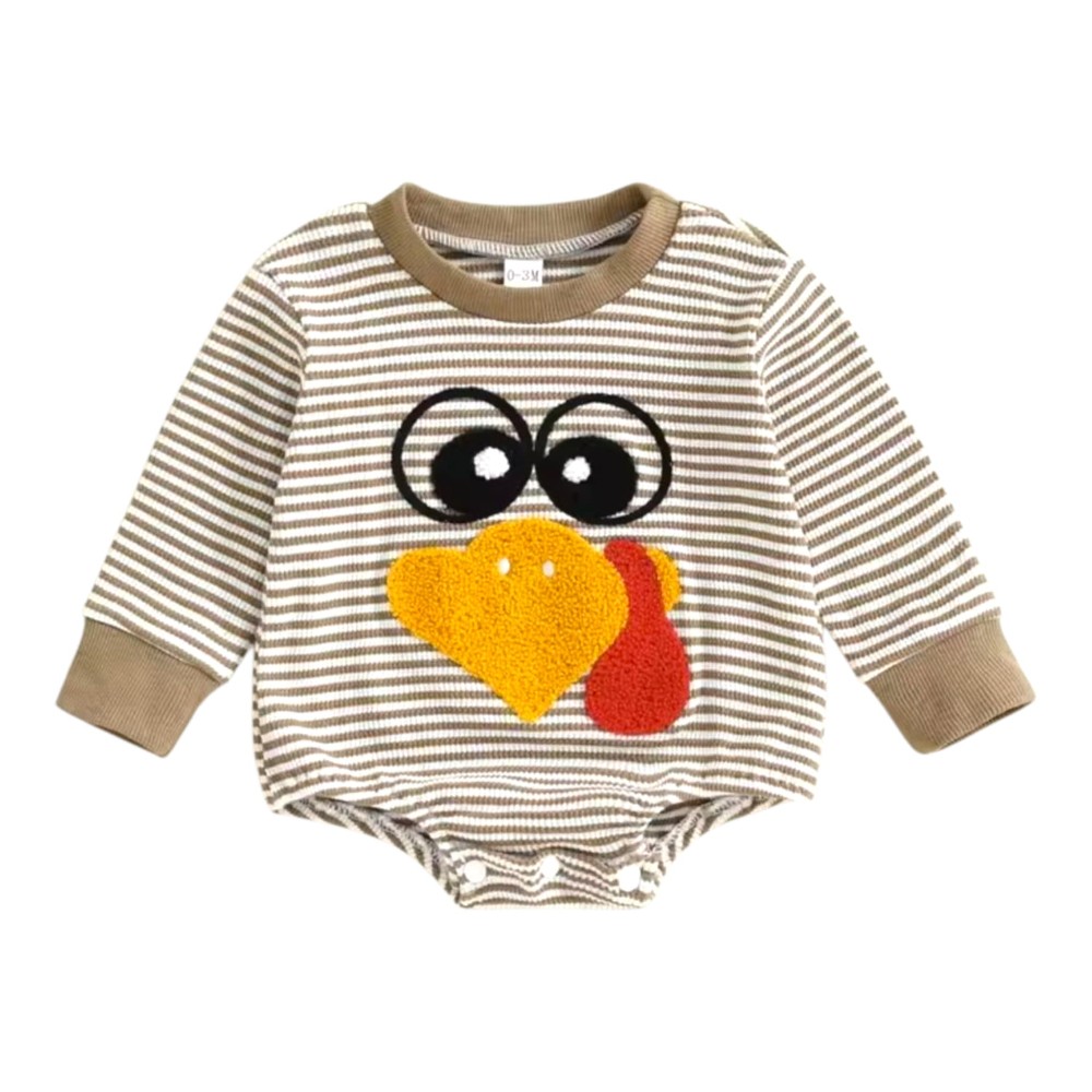 Chenille Turkey Romper