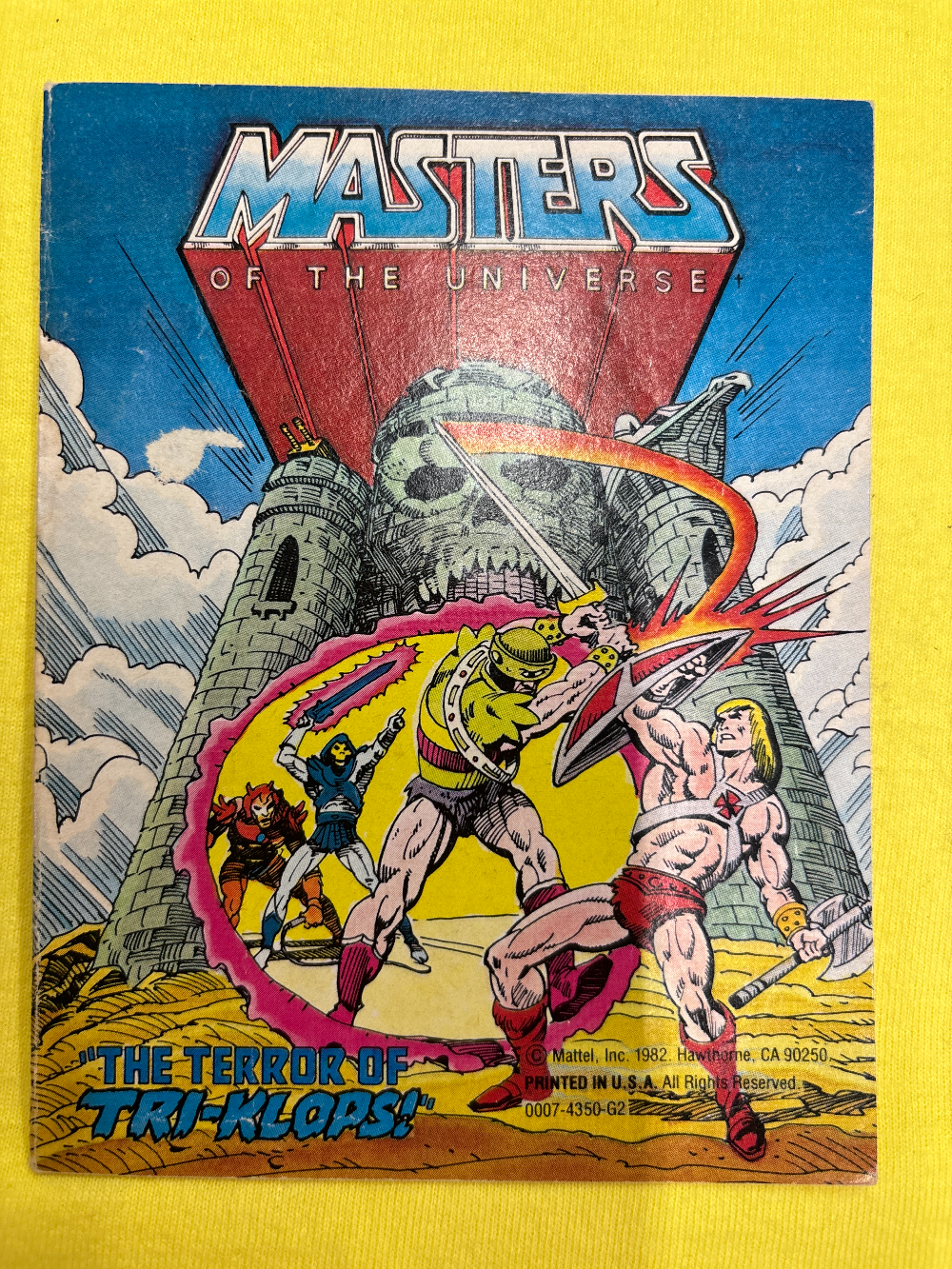 MOTU Masters of the Universe Mini Comic The Terror of Tri-Klops!