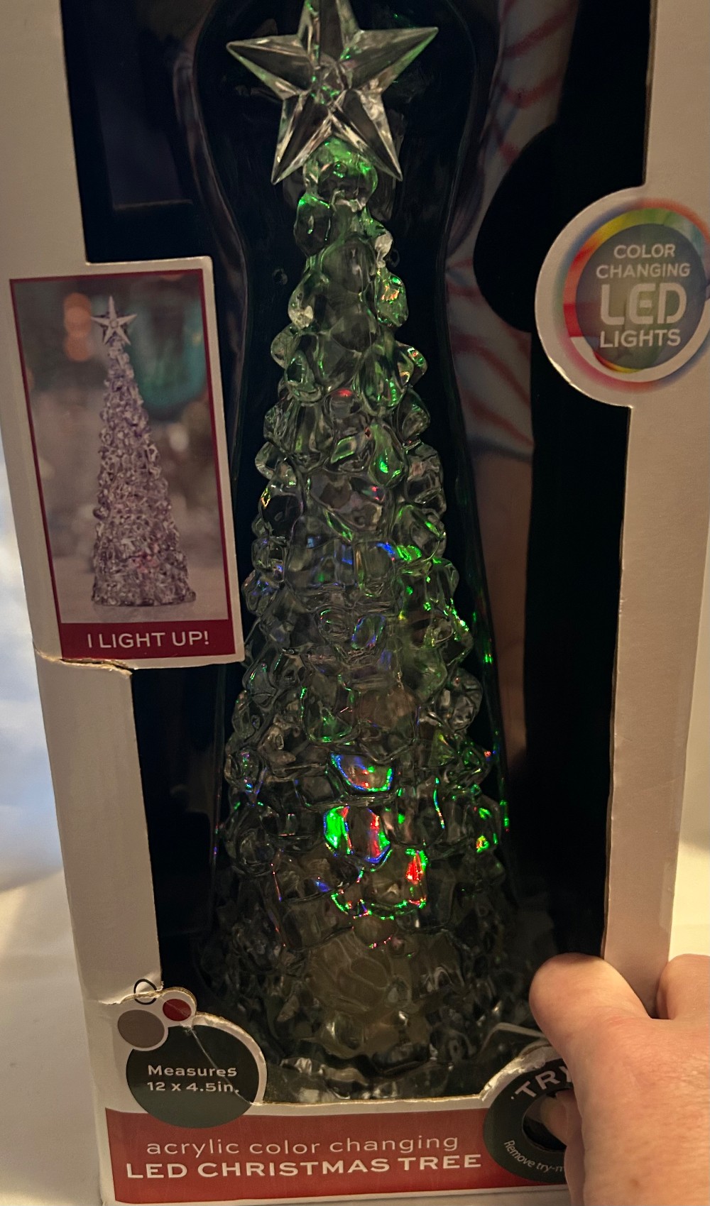 LED Christmas Tree - Order Home Collection Acrylic - original box - see pics