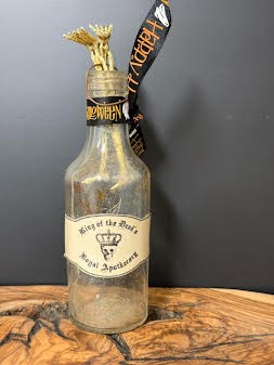 Antique Apothecary Halloween Bottle Altered Antique Bottle