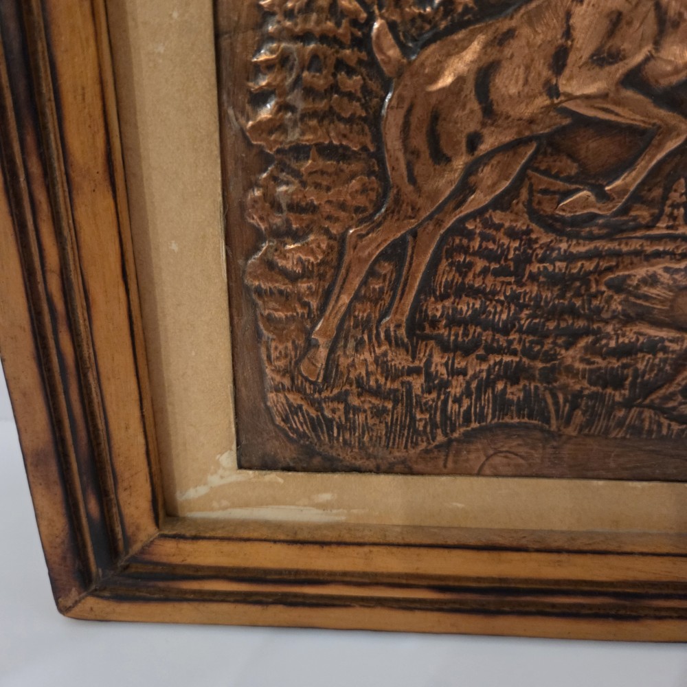 VTG Copper Relief Deer & Pheasant
