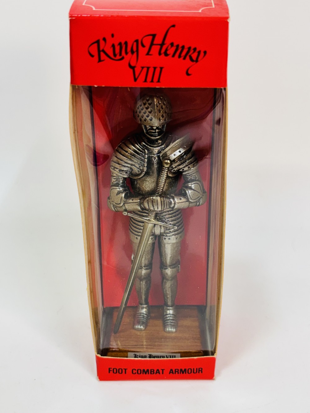 Vintage King Henry VIII Foot Combat Armour Figurine
