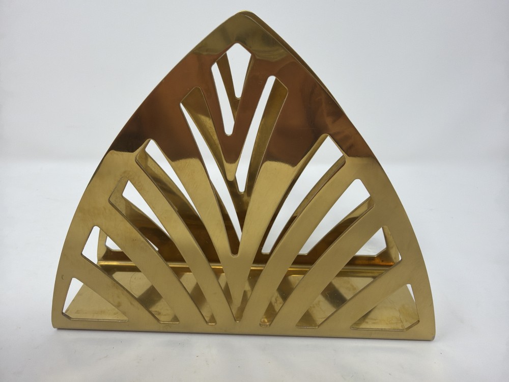 Retro Gold Tone Letter Holder