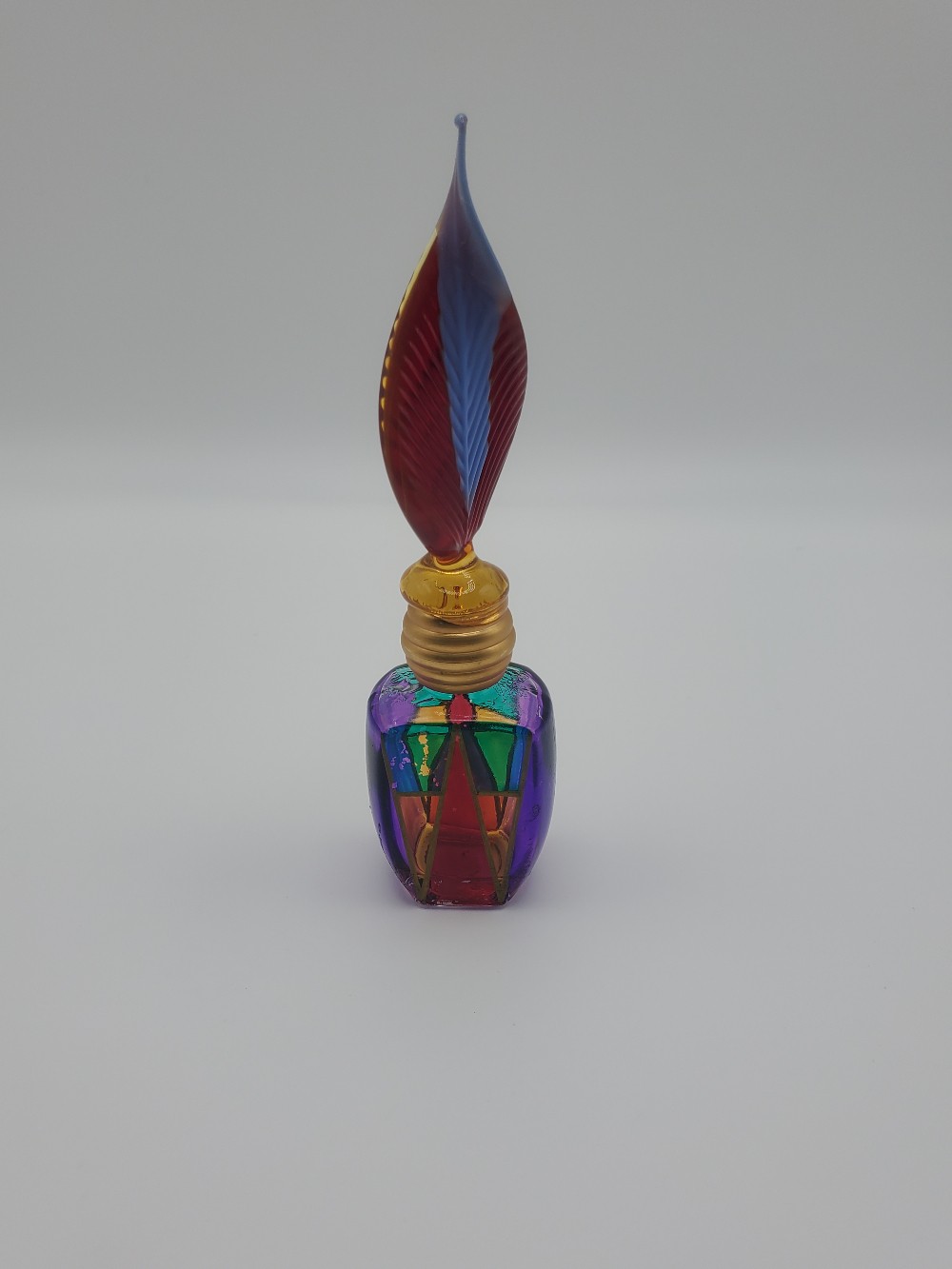 Murano Art Glass Mini Perfume Bottle
