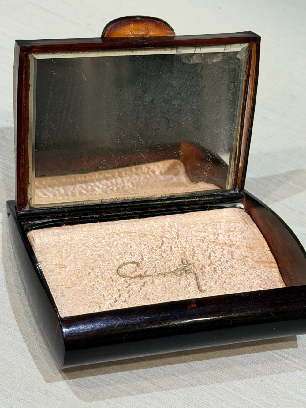 Vintage Coty Faux-Tortoiseshell Compact