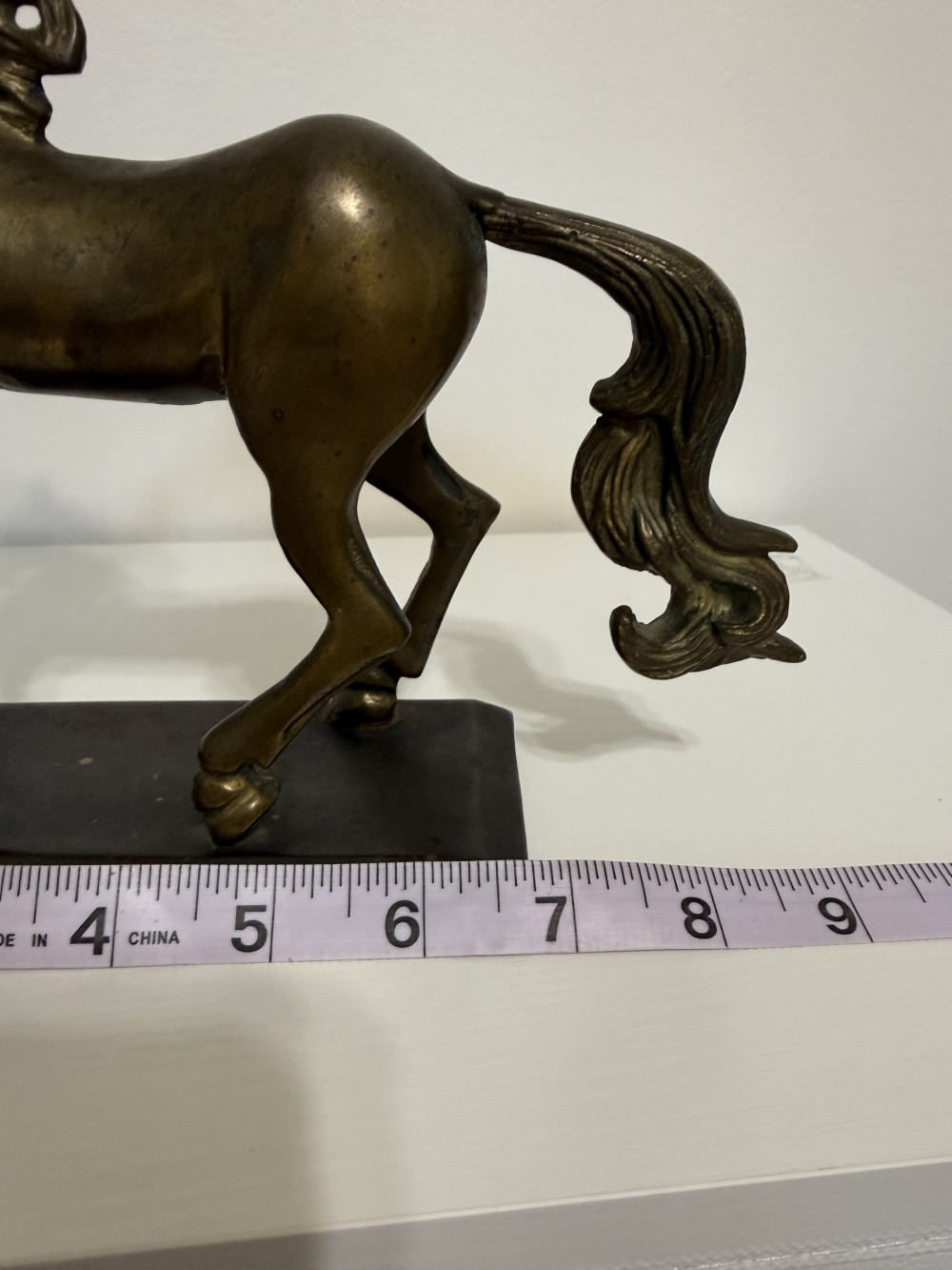 Vintage 1982 Enesco brass unicorn figurine