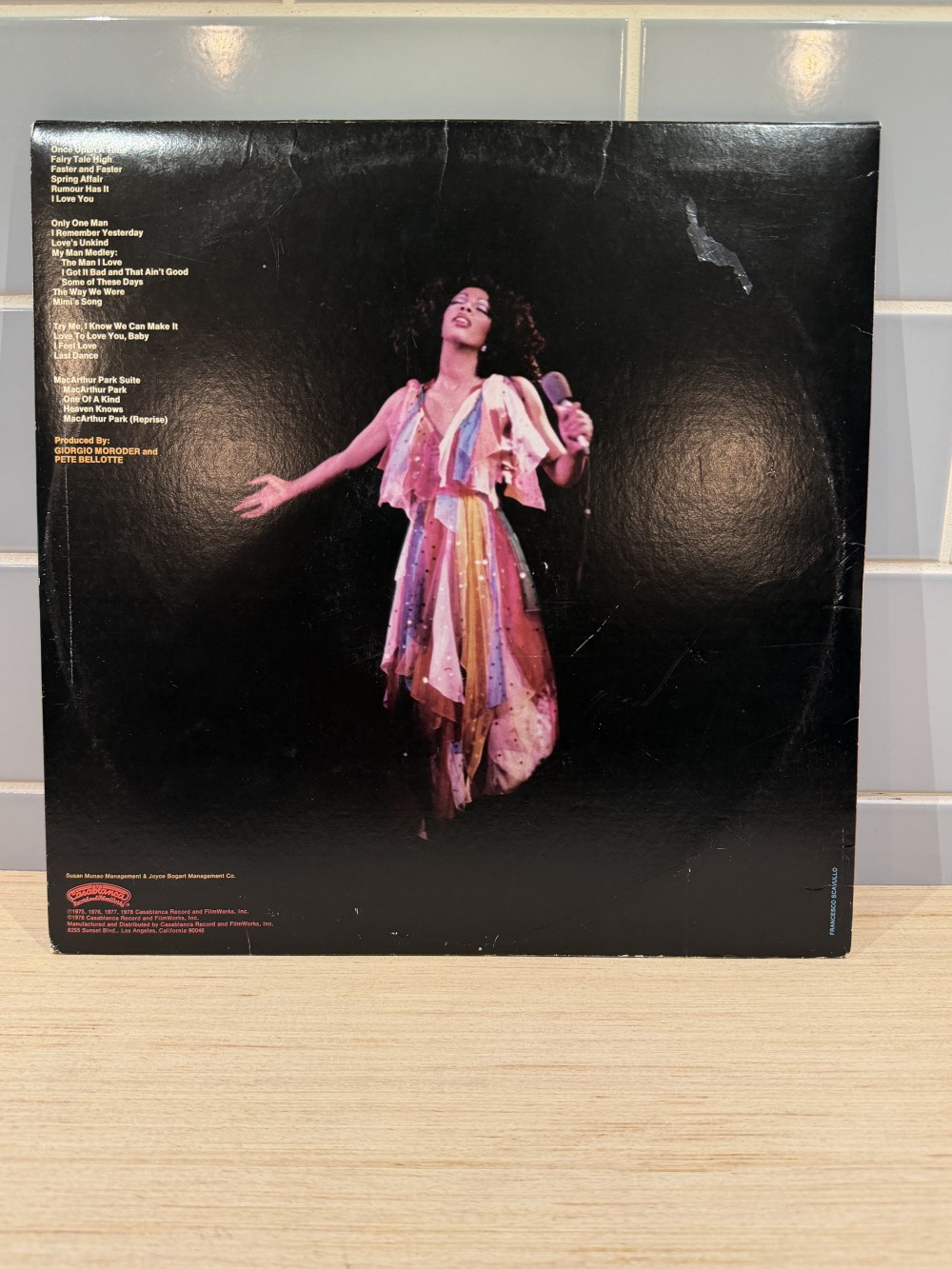 Donna Summer – Live and More Double LP Vinyl